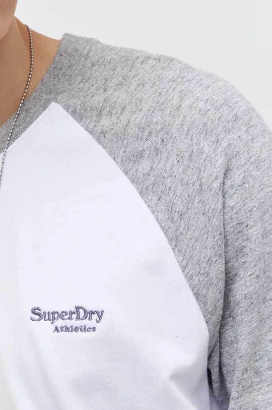 Bavlnené tričko s dlhým rukávom Superdry Pánsky