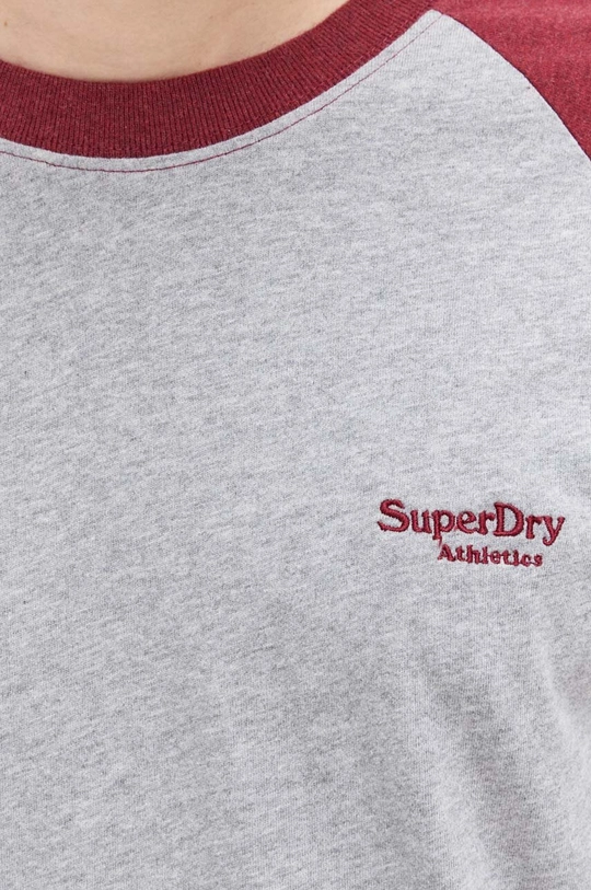 Bavlnené tričko s dlhým rukávom Superdry Pánsky