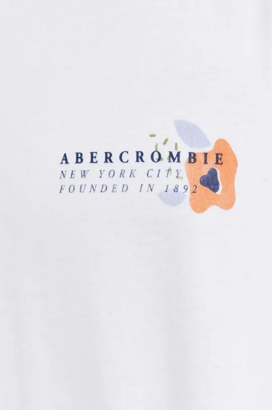 Βαμβακερή μπλούζα με μακριά μανίκια Abercrombie & Fitch