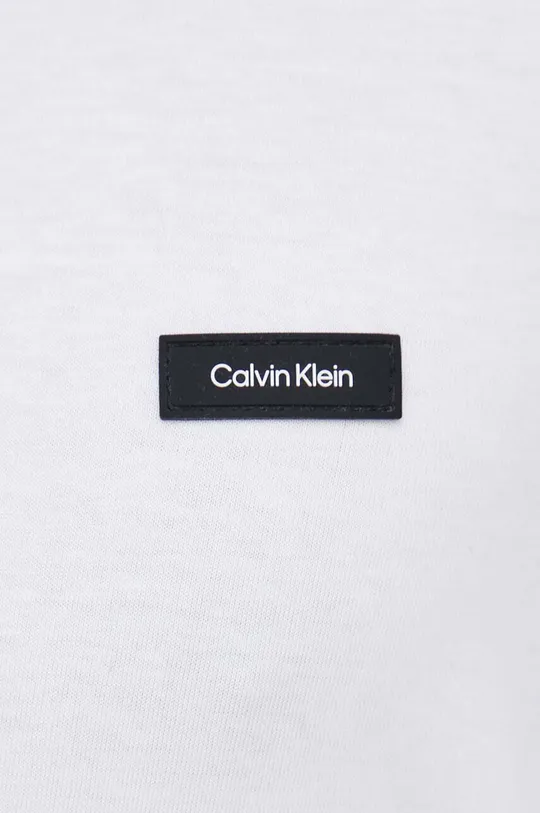 Bavlnené tričko s dlhým rukávom Calvin Klein Pánsky