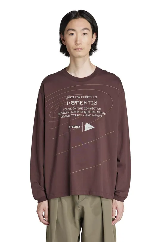 adidas TERREX sweatshirt And Wander XPLORIC brown