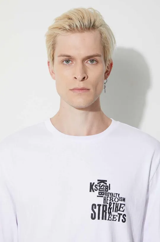 Bavlněné tričko s dlouhým rukávem KSUBI Pánský