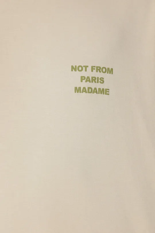 Bavlněné tričko s dlouhým rukávem Drôle de Monsieur Le T-Shirt Slogan ML
