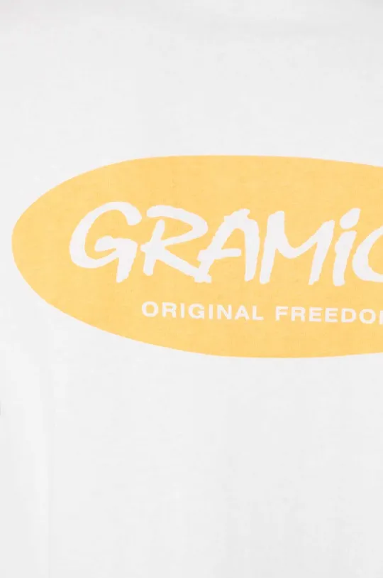 Bavlněné tričko s dlouhým rukávem Gramicci Original Freedom Oval Longsleeve Tee