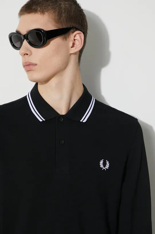 Fred Perry cotton longsleeve top Men’s