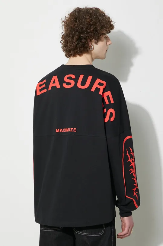 black PLEASURES cotton sweatshirt Maximize Jersey Men’s