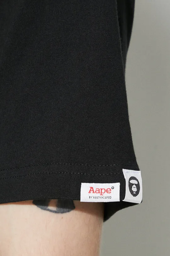 Хлопковая футболка AAPE Aape College Theme Tee