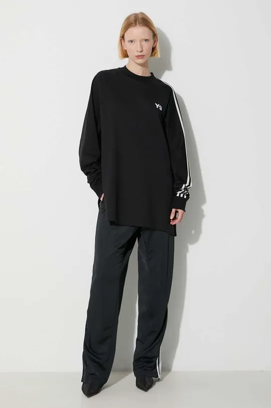 Памучна блуза с дълги ръкави Y-3 Основен материал: 100% памук Кант: 94% памук, 6% еластан