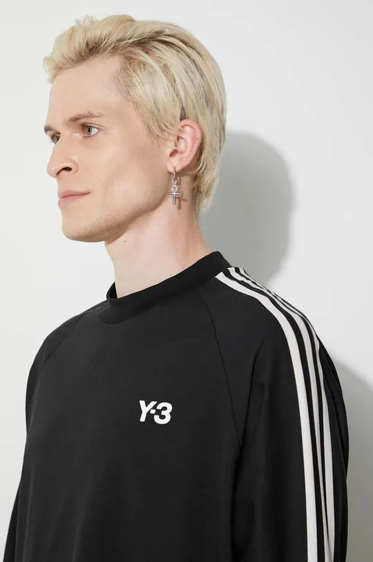 Bavlnené tričko s dlhým rukávom Y-3