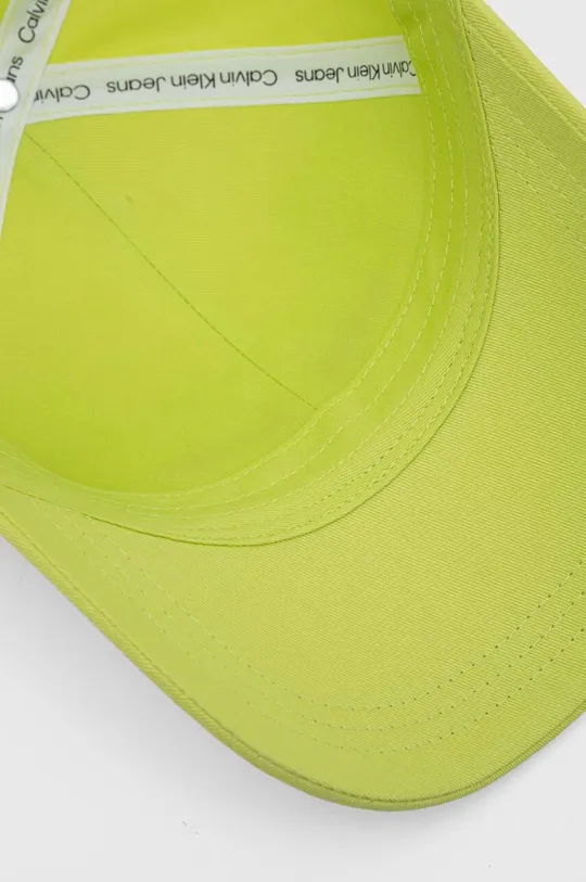 zelena Pamučna kapa sa šiltom Calvin Klein Jeans