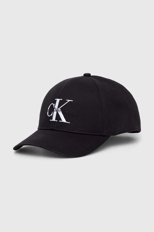 črna Bombažna bejzbolska kapa Calvin Klein Jeans Ženski