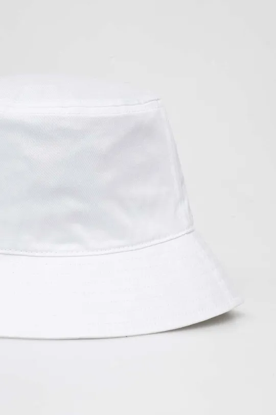 Βαμβακερό καπέλο Calvin Klein Jeans λευκό