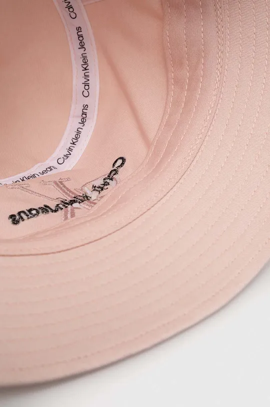 ροζ Βαμβακερό καπέλο Calvin Klein Jeans