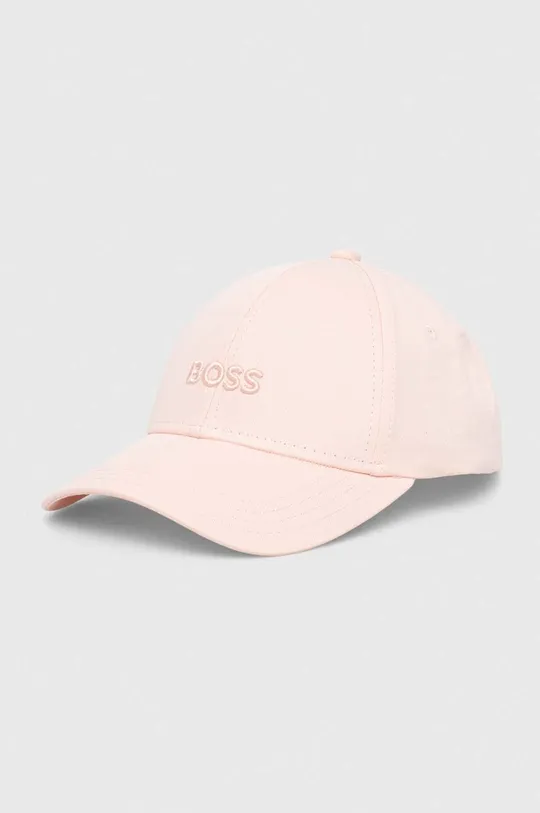 ροζ Βαμβακερό καπέλο του μπέιζμπολ BOSS Γυναικεία