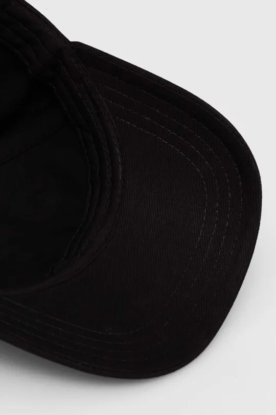 μαύρο Βαμβακερό καπέλο του μπέιζμπολ BOSS