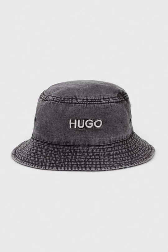 γκρί Βαμβακερό καπέλο HUGO Γυναικεία