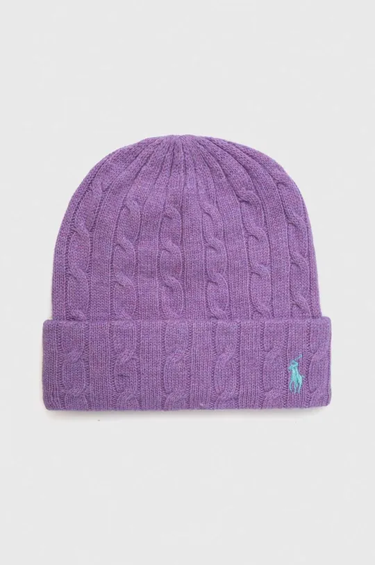 фиолетовой Шерстяная шапка Polo Ralph Lauren Женский