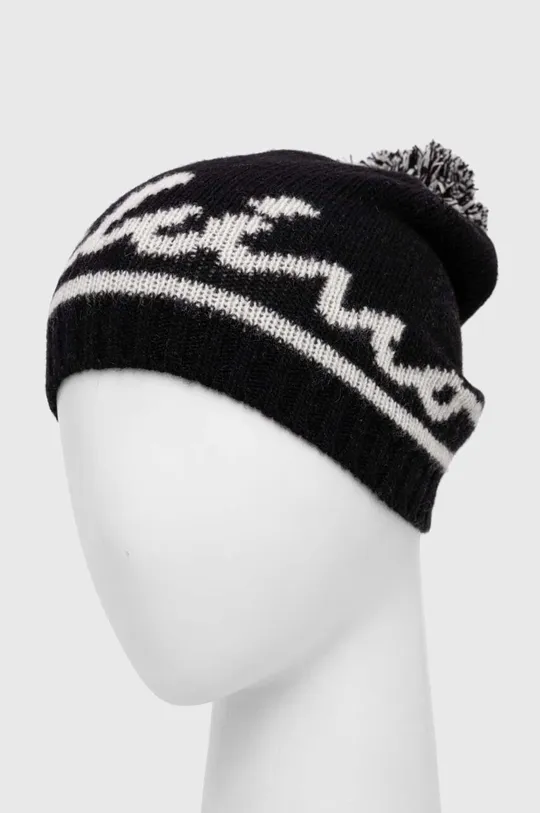 Moschino berretto in lana nero