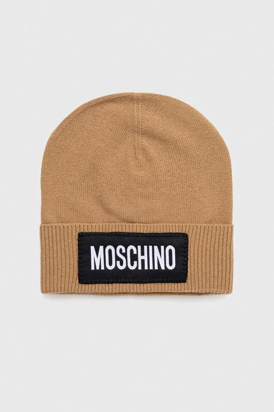коричневий Кашемірова шапка Moschino Жіночий