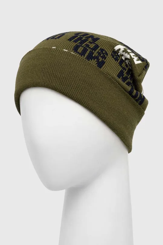 Moschino berretto in lana verde