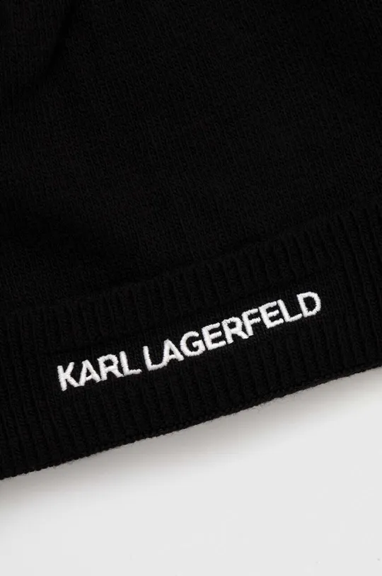 Καπάκι με μείγμα μαλλί Karl Lagerfeld  50% Πολυαμίδη, 40% Βισκόζη, 5% Κασμίρι, 5% Μαλλί