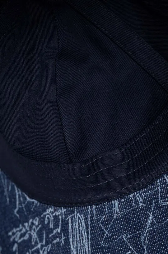 niebieski Karl Lagerfeld czapka z daszkiem bawełniana