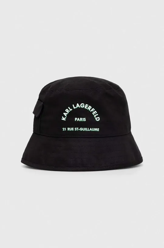 чорний Бавовняний капелюх Karl Lagerfeld Жіночий