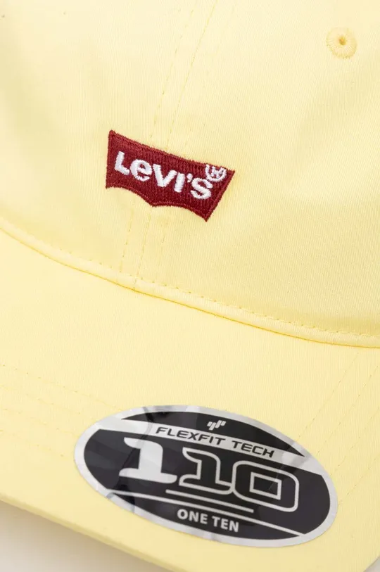 Levi's czapka z daszkiem żółty