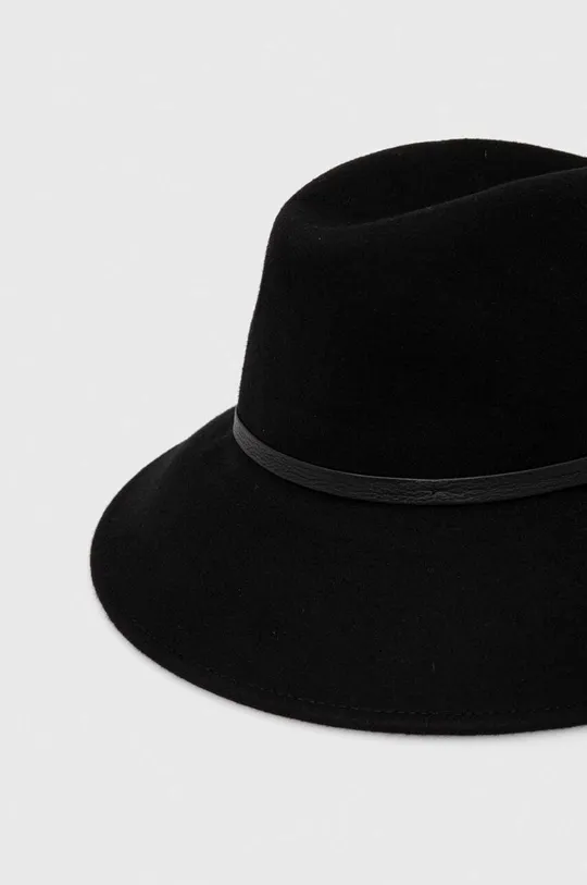 μαύρο Μάλλινο καπέλο Coccinelle