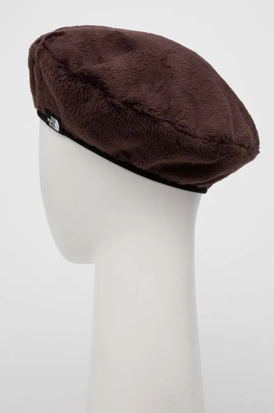 The North Face beret brązowy