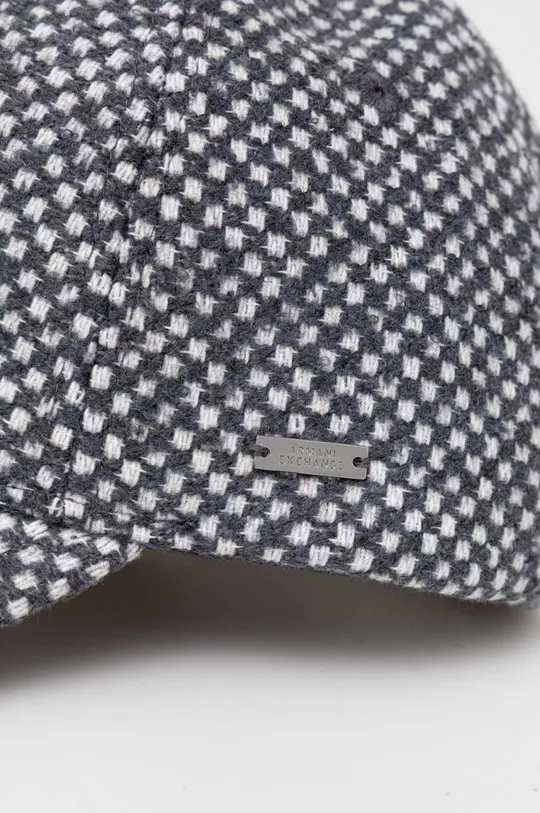 Armani Exchange czapka z daszkiem szary