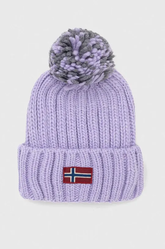 violet Napapijri wool blend beanie Women’s