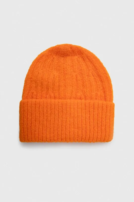 pomarańczowy American Vintage czapka z domieszką wełny Damski
