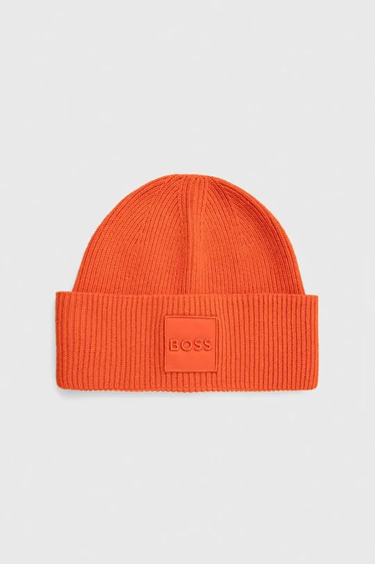 arancione BOSS berretto in misto lana Donna