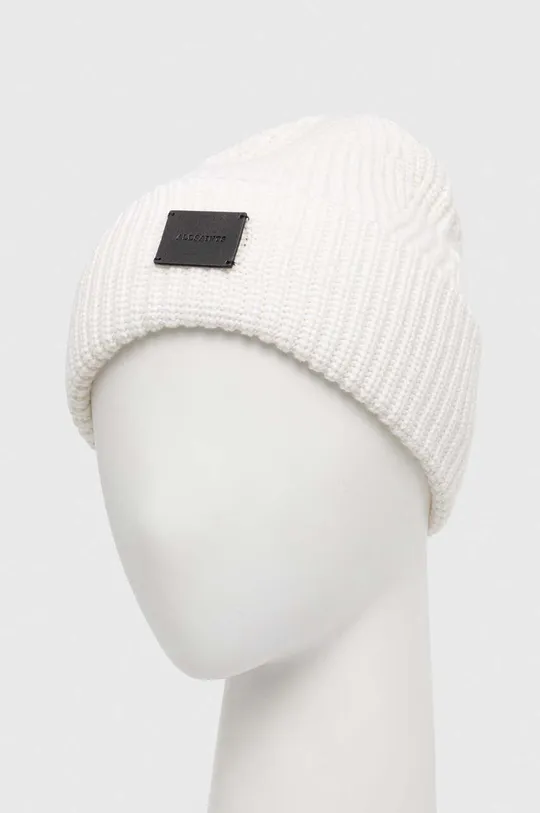 AllSaints berretto in misto lana bianco