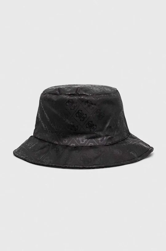 czarny Guess kapelusz dwustronny Damski