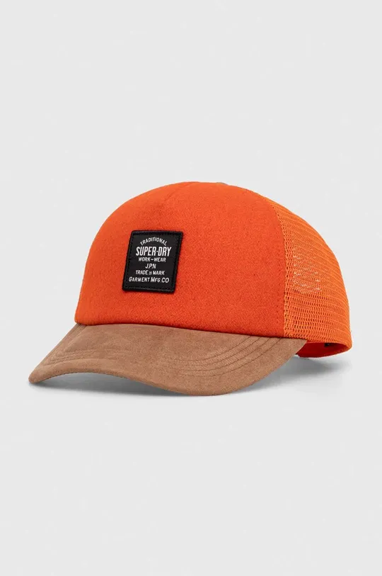 arancione Superdry berretto da baseball Donna