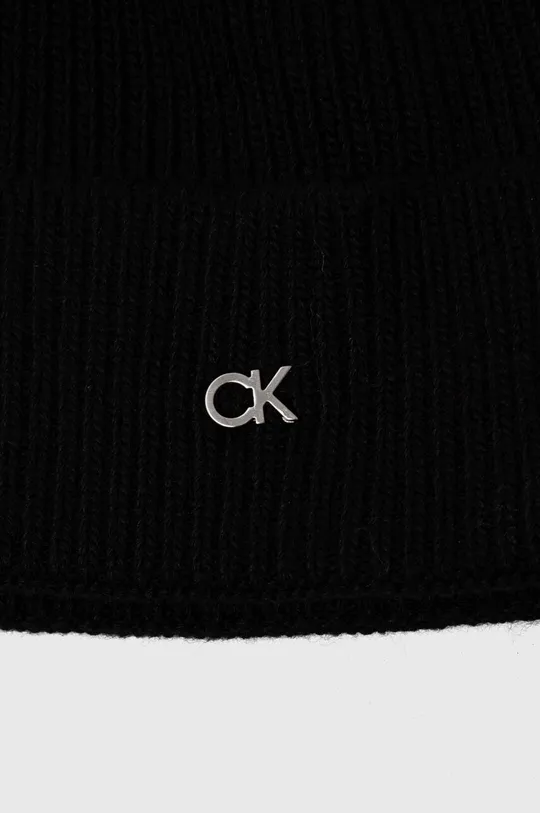 Kapa in šal s primesjo volne Calvin Klein Ženski