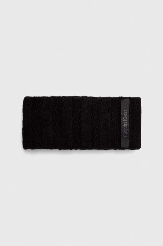 crna Traka s primjesom vune Calvin Klein Ženski