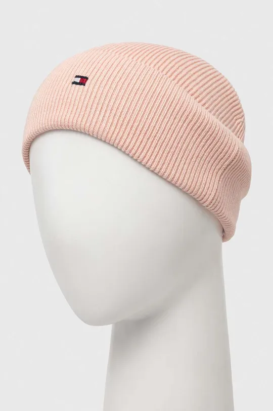 Tommy Hilfiger cappello con aggiunta di cachemire rosa