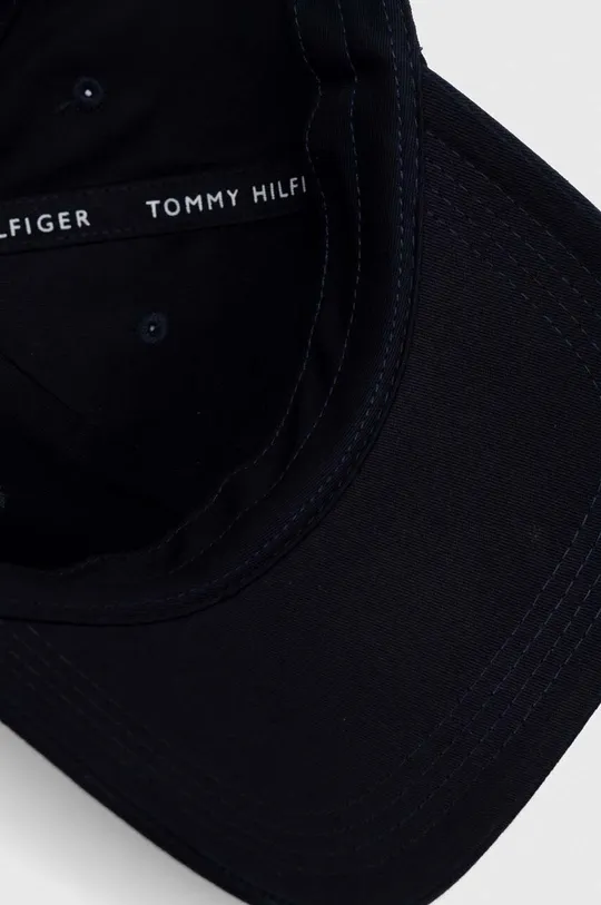 granatowy Tommy Hilfiger czapka z daszkiem bawełniana