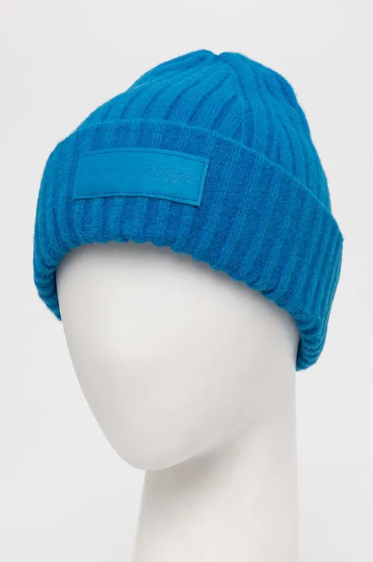 Tommy Hilfiger berretto in misto lana blu
