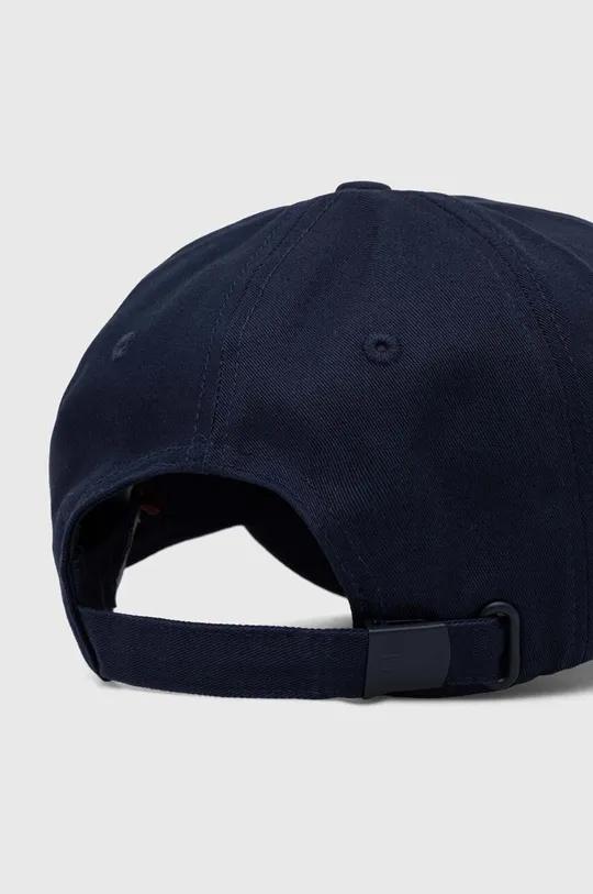 Βαμβακερό καπέλο του μπέιζμπολ Tommy Jeans σκούρο μπλε