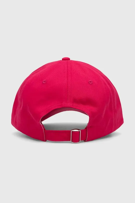 Βαμβακερό καπέλο του μπέιζμπολ Tommy Jeans ροζ