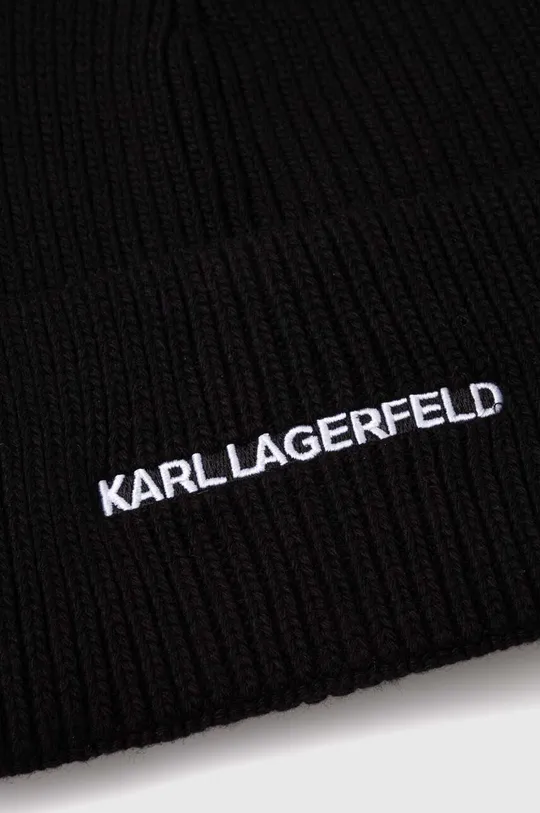 Karl Lagerfeld sapka kasmír keverékből 50% nejlon, 40% viszkóz, 5% kasmír, 5% gyapjú