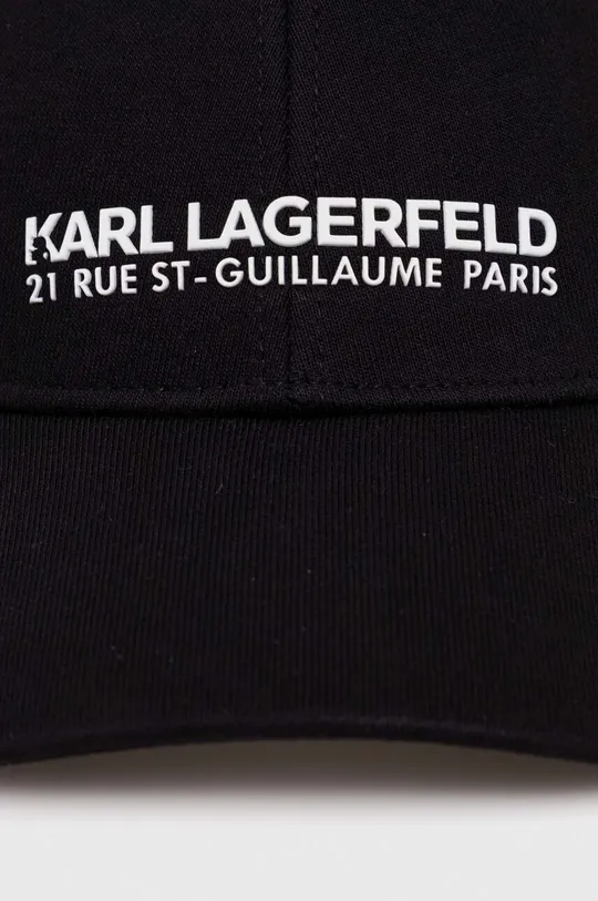 Καπέλο Karl Lagerfeld Κύριο υλικό: 53% Πολυεστέρας, 47% Βαμβάκι Φόδρα: 100% Βαμβάκι