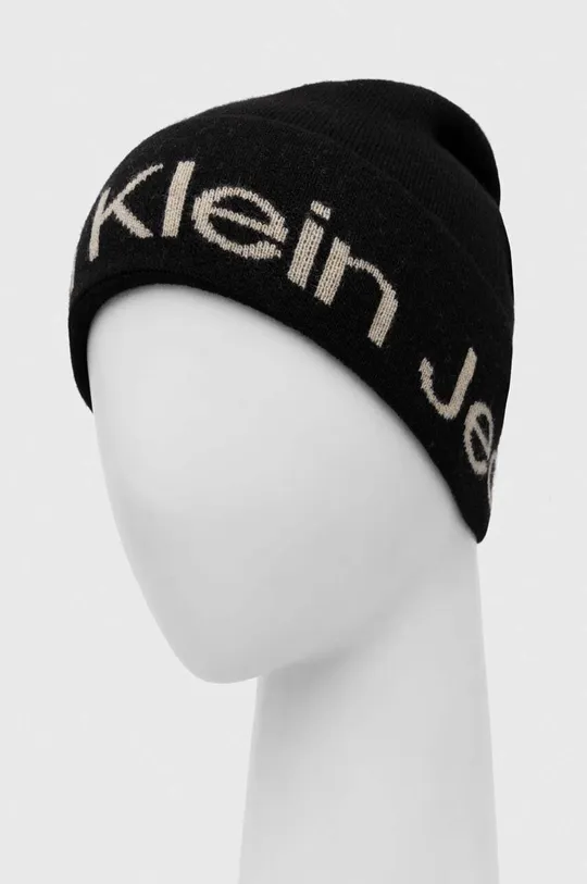 μαύρο Μάλλινο σκουφί Calvin Klein Jeans Γυναικεία