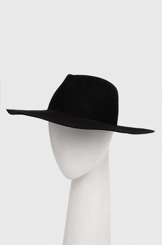 Вовняний капелюх MAX&Co. x Anna Dello Russo чорний