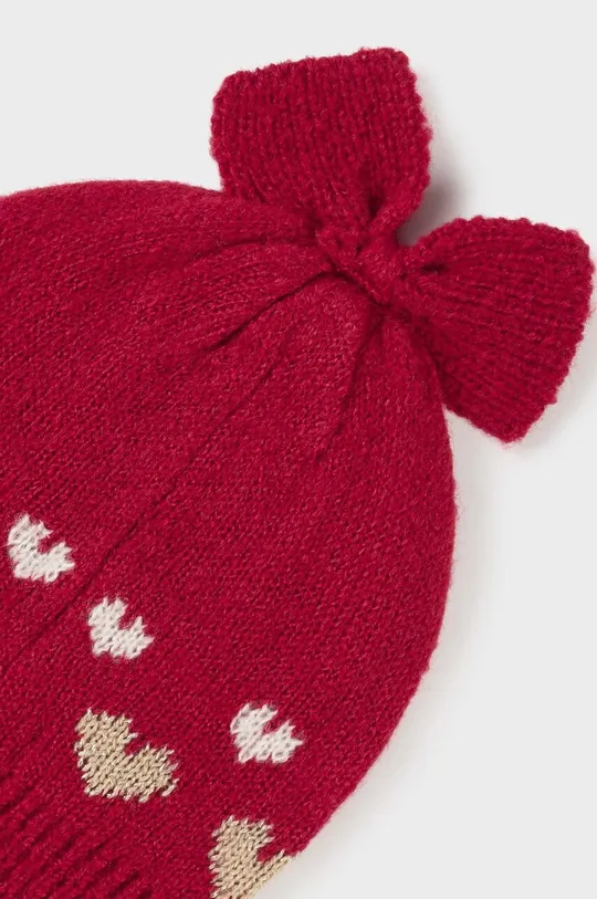 κόκκινο Παιδικό καπέλο, κασκόλ και γάντια Mayoral
