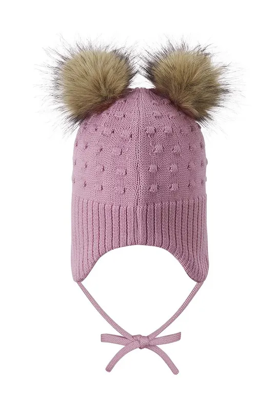 ροζ Παιδικό μάλλινο καπέλο Reima Myyry